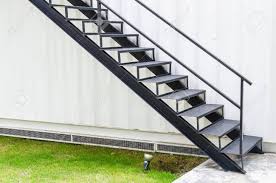 Maybe you would like to learn more about one of these? Black Metal Staircase Stock Photo Picture And Royalty Free Image Image 22662438