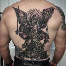 Michaelis church (michel) he watches over the main door of the church. 25 Angel Tattoo Designs For Men Of Faith Laptrinhx