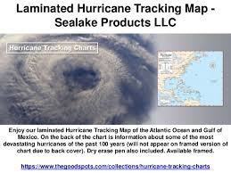 laminated hurricane tracking map sealake products llc