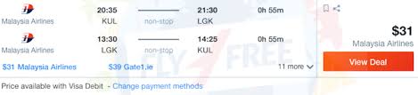 Compare cheap flights and find tickets from kuala lumpur (kul) to langkawi (lgk). Malaysia Airlines Flights From Kuala Lumpur To Langkawi For Only 31