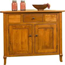 Amish Jacob Martin Corner Buffet Cabinet Dining Room Decor Dining Room Small Buffet Cabinet
