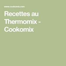 Epingle Sur Thermomix