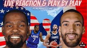 France men's basketball game won't be broadcast live on cable television. Usa Vs France Tokyo Olympics 2021 Live Basketball Reactions And Play By Play Youtube