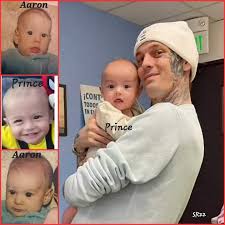 Aaron Carter With His Baby Son Prince Lyric Carter