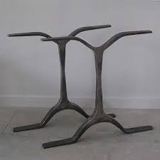 Measurements For Each Individual Table Base Piece 29 H X 30 L X 2 D Iron Table Legs Cast Iron Table Base Table Base