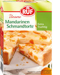 Mandarin And Soured Cream Tart Ruf Lebensmittel