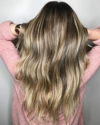 Lived In Natural Dark Blonde Balayage By Aveda Artist Christina Robbins Blonde Hair Color Midback Length Hair Dark Blonde Balayage