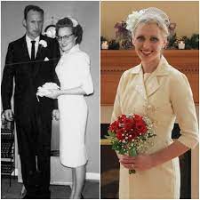 12 Beautiful Brides Who Wore Their Mom Or Grandma S Wedding Dress Huffpost Life Bride Mom Wedding Mom Wedding Dress