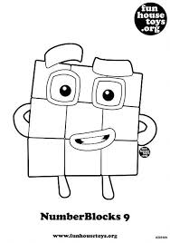 Numberblocks 9 Printable Coloring Page Coloring For Kids Free Printable Coloring Pages Printable Coloring Pages