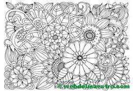 Dibujos Flores Para Colorear