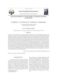 Kami juga melayani pembelian partai besar (discount khusus) harap hub/chat kami terlebih dahulu sebelum bertransaksi. Pdf The Development Of Stem Mobile Learning Package Ekosistem