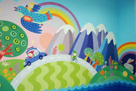 Boys room wall art painting. Children Room In Medicine Centre Kids Room Murals Playroom Mural Kids Room Wall Art