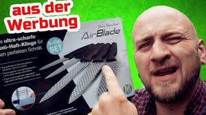 Maybe you would like to learn more about one of these? Harry Blackstone Airblade Messerdie Ultra Scharfe Anti Haft Klinge Im Test Youtube