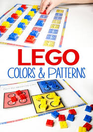Lego Printables For Colors And Patterns I Can Teach My Child Lego Math Lego Printables Lego Activities