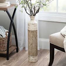 Check out our floor vase selection for the very best in unique or custom, handmade pieces from our vases shops. Cream Metal Burlap Vase Kirklands