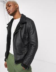 Bolongaro Trevor Shearling Leather Jacket Asos In 2020 Leather Jacket Jackets Bolongaro Trevor