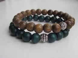 Wood Bead Bracelet Mens Wood Bracelets Simple Bracelet Etsy Mens Beaded Bracelets Wood Bead Bracelet Bracelets For Men