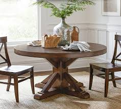 Pottery barn's price is $1,799 plus an automatic $100 delivery surcharge. Pottery Barn Benchwright Round Pedestal Dining Table Shopstyle