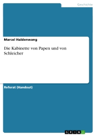 Later he studied music and voice and got a job at the. Die Kabinette Von Papen Und Von Schleicher Grin