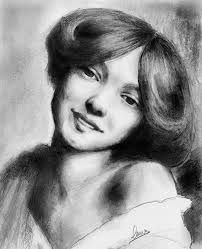 First steps with preliminary constructive drawing (not finished yet) with  perspective distortion and tonal value scale (to understand medium strength  and limitations) done by 11 and 8 years old students.