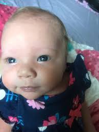 I have hazel eyes and my wife has blue eyes, when I was born I had bright  blue eyes but now they're blue, green, brown, with orange flecks, and 2  freckles.. taking