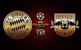That is a new record! Download Wallpapers Bayern Munchen Vs Rb Salzburg Season 2020 2021 Group A Uefa Champions League Metal Grid Backgrounds Golden Glitter Logo Fc Bayern Munich Rasenballsport Leipzig Uefa For Desktop Free Pictures For Desktop
