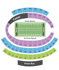 2 Tickets Air Force Falcons Vs Fresno State Bulldogs Football 10 12 19