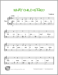 So she created this website. Beginner Piano Sheet Music Bluebird Music Lessons