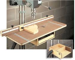 Drill Press Table Woodworking Plan Take A Closer Look Drill Press Table Drill Press Woodworking