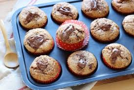 Recette Muffins Au Coeur Coulant De Nutella En Pas A Pas Recette Recette Muffin Nutella Nutella Recette