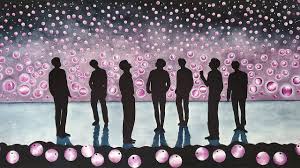 Bts Silhouette Watercolor Galaxy Painting Map Of The Soul 7 Youtube 👉tap/click the + sign on the bottom right corner of the. bts silhouette watercolor galaxy