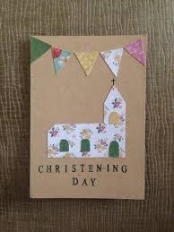 When it comes to saying something succinct and thoughtful, funkypigeon has some good suggestions: Homemade Christening Invitation Christening Cards Cards Handmade Christening Gifts