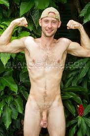 Straight ripped bearded farm boy Bowie shows off his hairy chest as he  jerks his huge 9 inch cock – Naked Gay Porn Pics