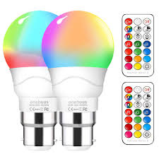 Sold and shipped by spreetail. Colour Changing Light Bulb B22 Dimmable 6w Remote Control Led Bulbs Bayonet Warm White Onehous Night Light Bulb For Home Bar Party Ktv Mood Ambiance Lighting 6w Equivalent To 40w Buy Online