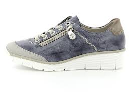 Achetez vos baskets rieker pour femme en soldes et pas cher toute l'année. Rieker 53721 41 Gris Baskets Sneakers Tennis Femme Chaussgalerie