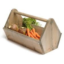 porte outils ramasse legumes en bois d epicea avec anse decoclico panier bois small woodworking projects boite a outils en bois