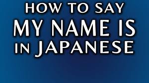 How to say hello how are you in japanese. How To Say My Name Is In Japanese Youtube