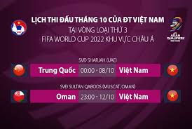 Cập nhật kết quả tỷ số, highlights bóng đá vòng loại world cup 2022 trận đấu trung . Ä'iá»u Chá»‰nh Giá» Thi Ä'áº¥u Tráº­n Ä't Viá»‡t Nam Gáº·p Ä't Trung Quá»'c