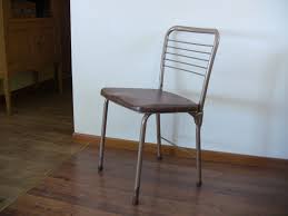Vintage Mid Century Modern Metal Folding Chair Steel Cosco Etsy Metal Folding Chairs Steel Chair Modern Industrial Decor
