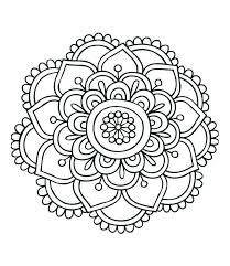Animal mandala coloring pages are a great way to get your meditation on. Flower Mandala Coloring Pages Best Coloring Pages For Kids Easy Mandala Drawing Mandala Coloring Pages Mandala Printable
