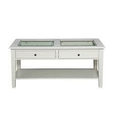Are you looking for a coffee table for your living room or family room? Panorama Cocktail Table Open Display Glass Top W Store Off White Finish Buy Online In Andorra At Andorra Desertcart Com Productid 7188026