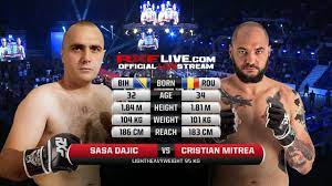 Cristian mitrea mma apare des în ziare, dar vorbește rar despre ce se întâmplă în viața lui. Rxf 23 Sasa Dajic Vs Cristian Mitrea Youtube
