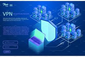 Secure Virtual Private Network Concept Isometric Vector Illustration Of Vpn Service Isometric Design Isometric Isometric Illustration