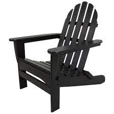 Polywood Classic White Folding Plastic Adirondack Chair Ad5030wh The Home Depot Folding Adirondack Chairs Blue Adirondack Chair Adirondack Chair