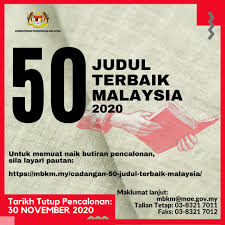 National book counsil of malaysia). Klibf My On Twitter 50 Judul Terbaik Malaysia 2020 Anda Seorang Penulis Atau Penerbit Majlis Buku Kebangsaan Malaysia Mbkm Melalui Urusetia Tetap Mbkm Mempelawa Penerbit Atau Penulis Yang Telah Menerbitkan Karya Bagi Tahun