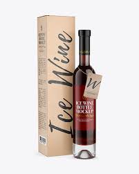 Download Clear Glass Red Wine Bottle With Box Mockup In Bottle Mockups On Yellow Images Object Mockups