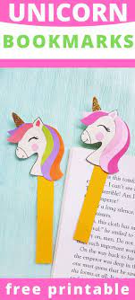 Unicorn Bookmark Craft Bookmark Craft Bookmarks Kids Unicorn Crafts