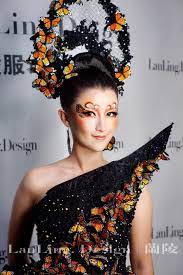 Butterfly Catwalk Makeup Hair Beauty Hair Shows