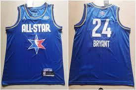 Multiple nba players have begun informally retiring kobe bryant's jersey number(s) as a tribute — with nets guard spencer dinwiddie among them, changing from no. Lakers 24 Kobe Bryant Blue 2020 Nba All Star Jordan Brand Swingman Jersey