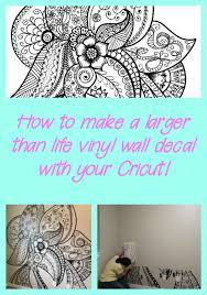 How To Create A Large Vinyl Wall Decal With Your Cricut Diy Wall Decals Vinyl Wall Decals Wall Decals